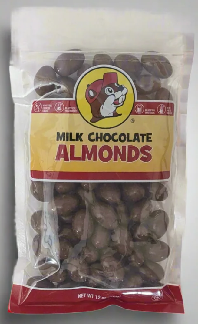 Buc-ee's Milk Chocolate Almonds