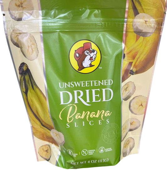 Buc-ee's Unsweetened Dried Bananas Slices